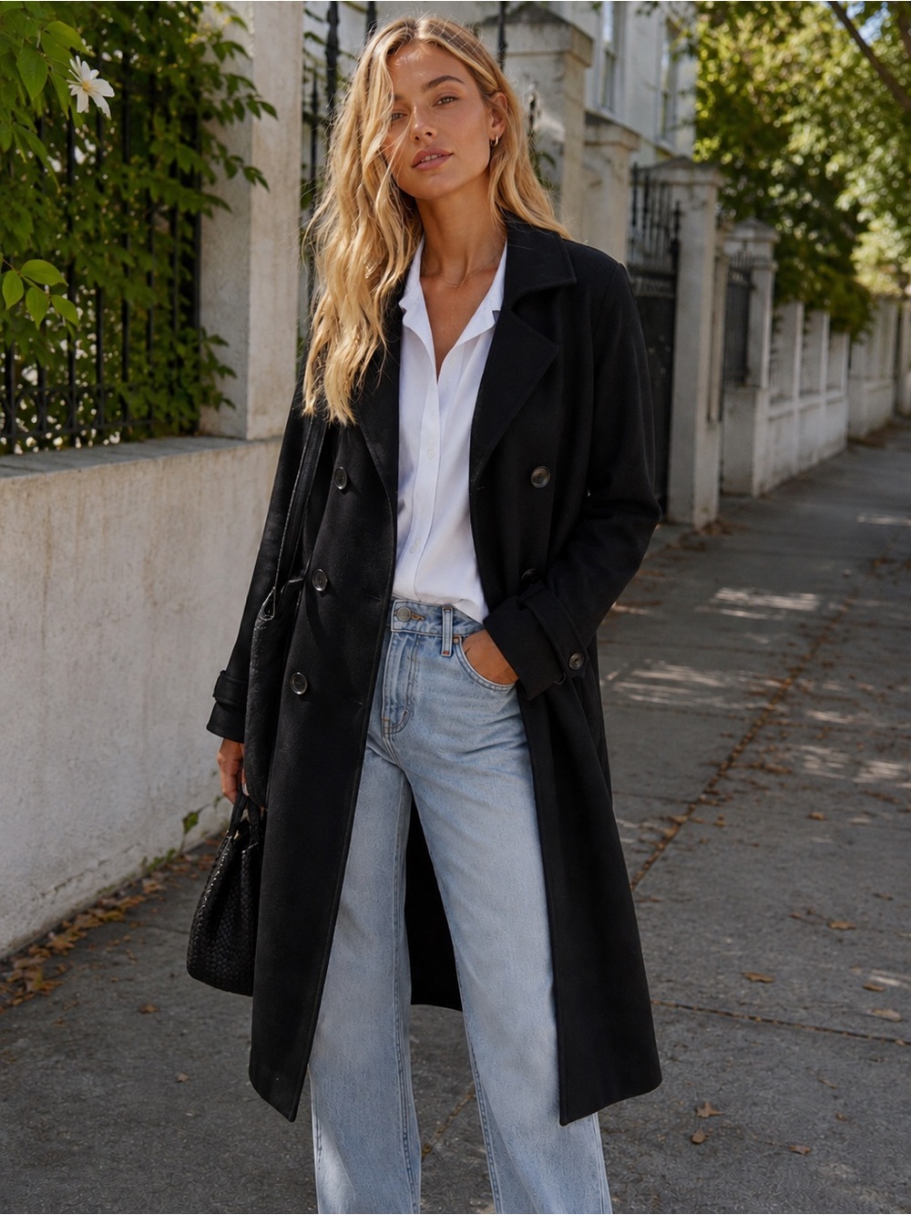Carly Jean Los Angeles London Coat. 2% Cashmere (super soft)